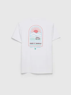 Camisetas<Alvaro Moreno CAMISETA SUNSET Blanco