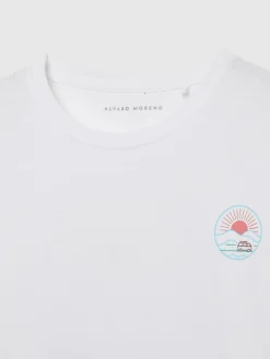 Camisetas<Alvaro Moreno CAMISETA SUNSET Blanco