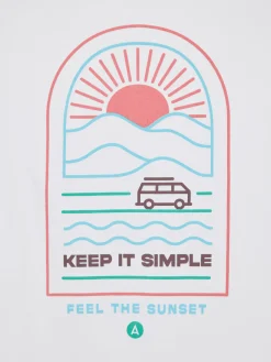 Camisetas<Alvaro Moreno CAMISETA SUNSET Blanco