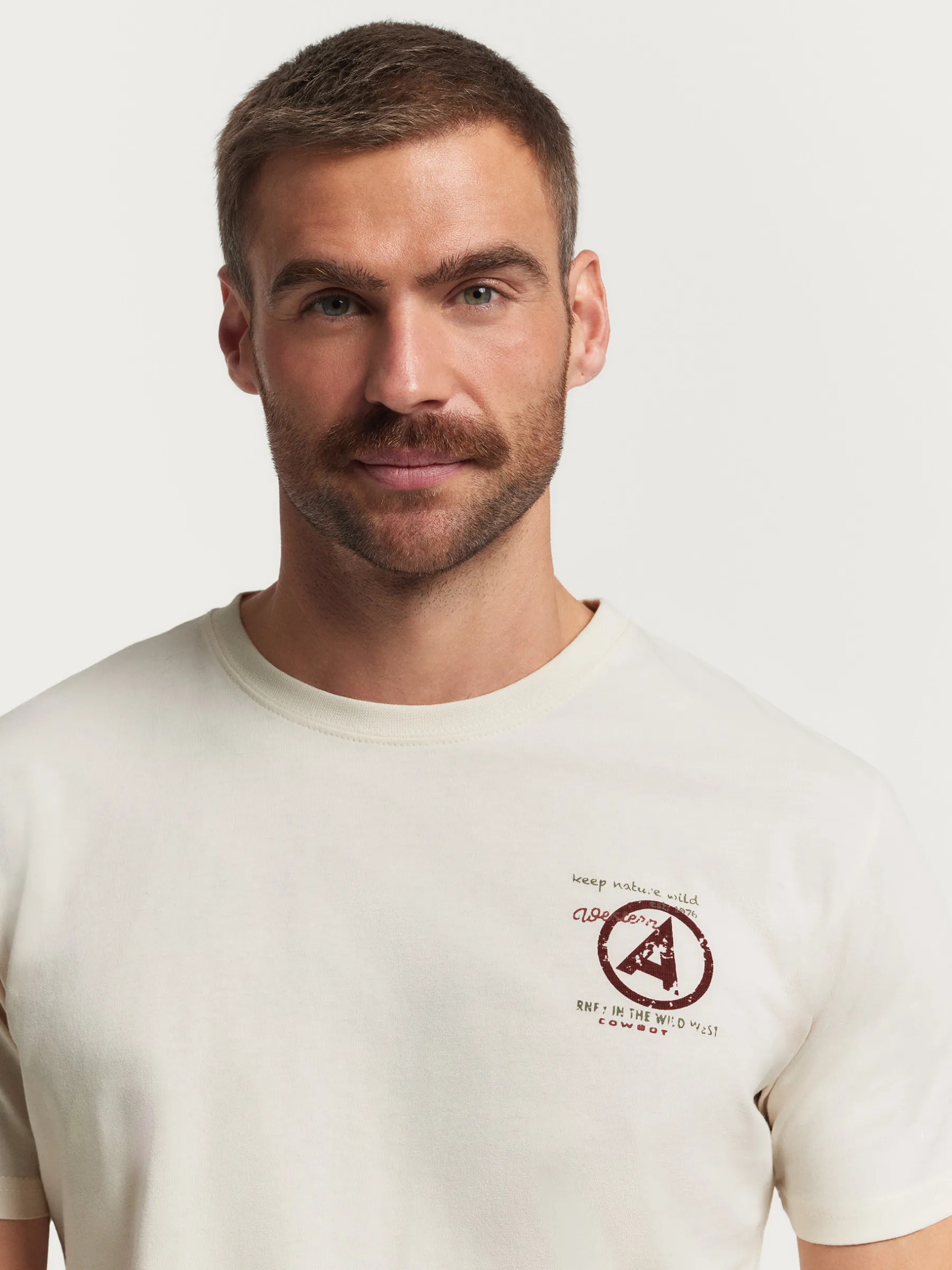 Camisetas<Alvaro Moreno CAMISETA WESTERN Blanco