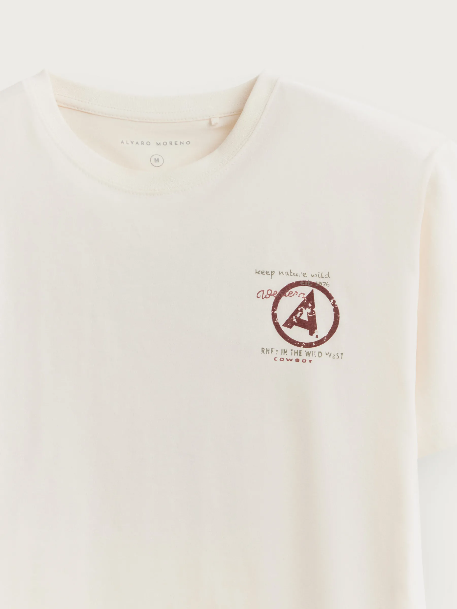 Camisetas<Alvaro Moreno CAMISETA WESTERN Blanco