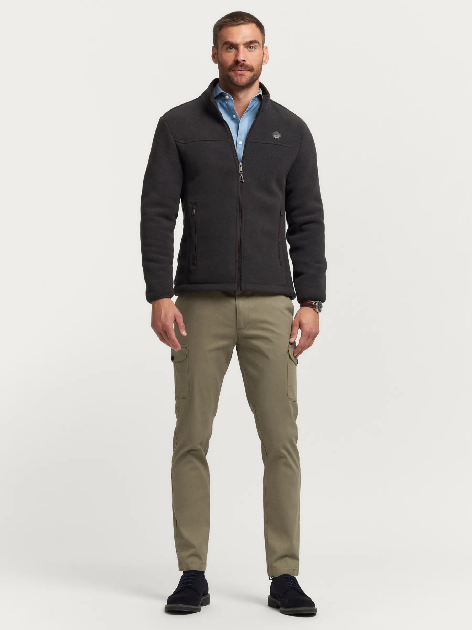 Cazadoras Y Parkas<Alvaro Moreno CAZADORA POLAR MARRÓN Marrón