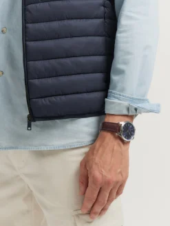 Chalecos<Alvaro Moreno CHALECO NIRO Azul Marino