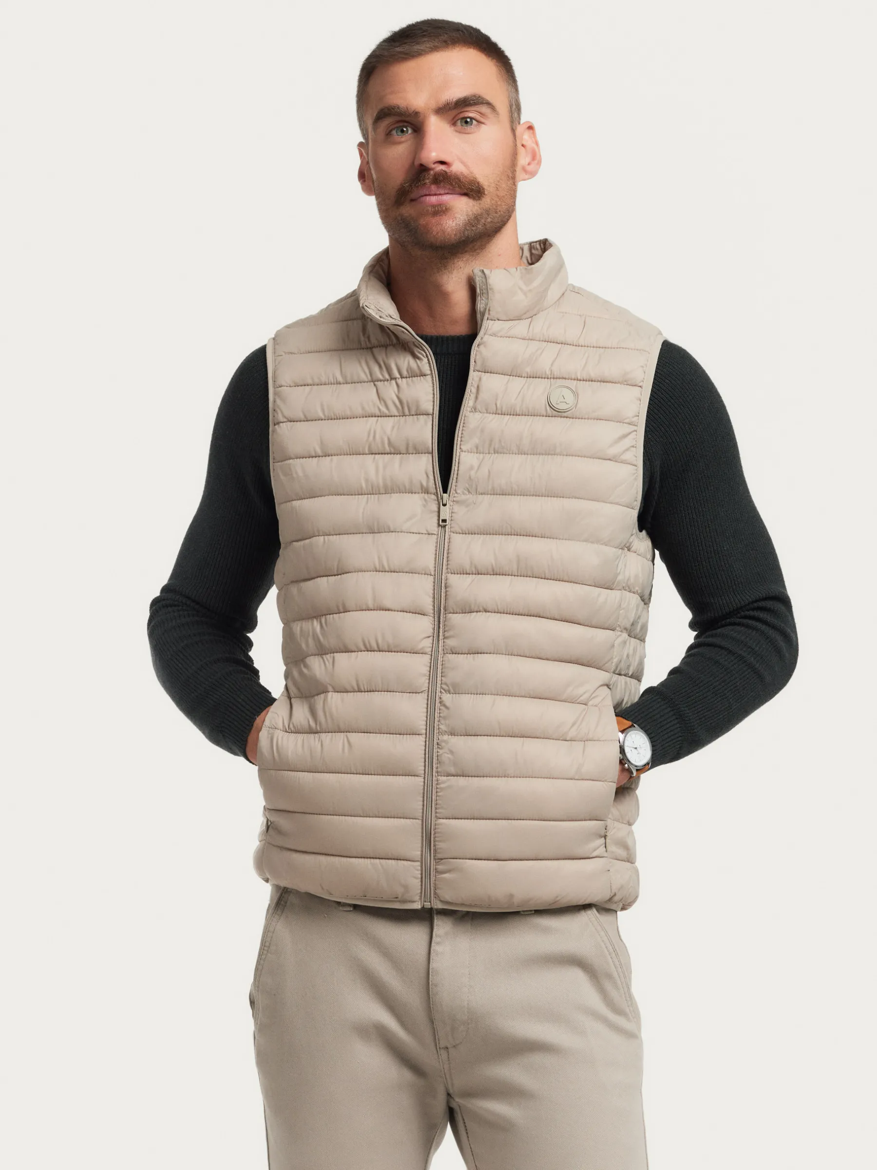 Chalecos<Alvaro Moreno CHALECO NIRO Beige