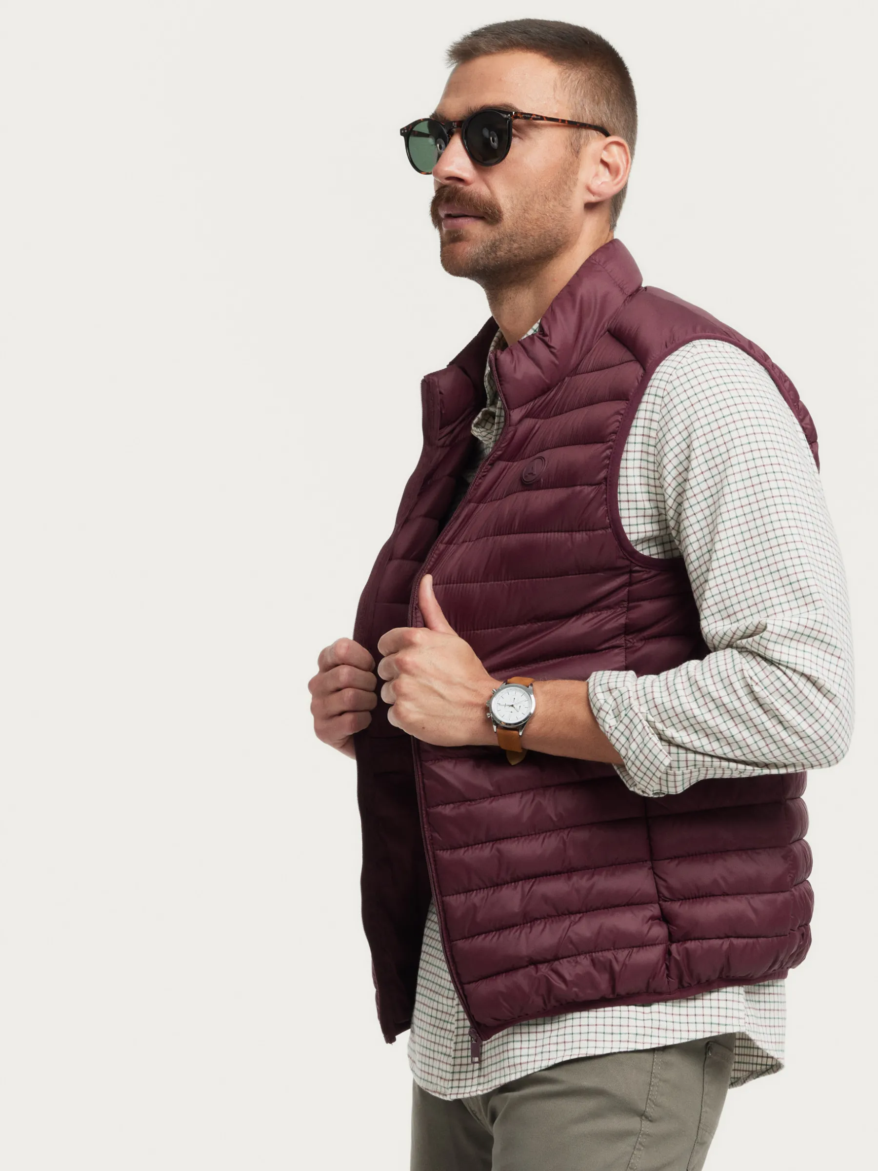 Chalecos<Alvaro Moreno CHALECO NIRO Burdeos