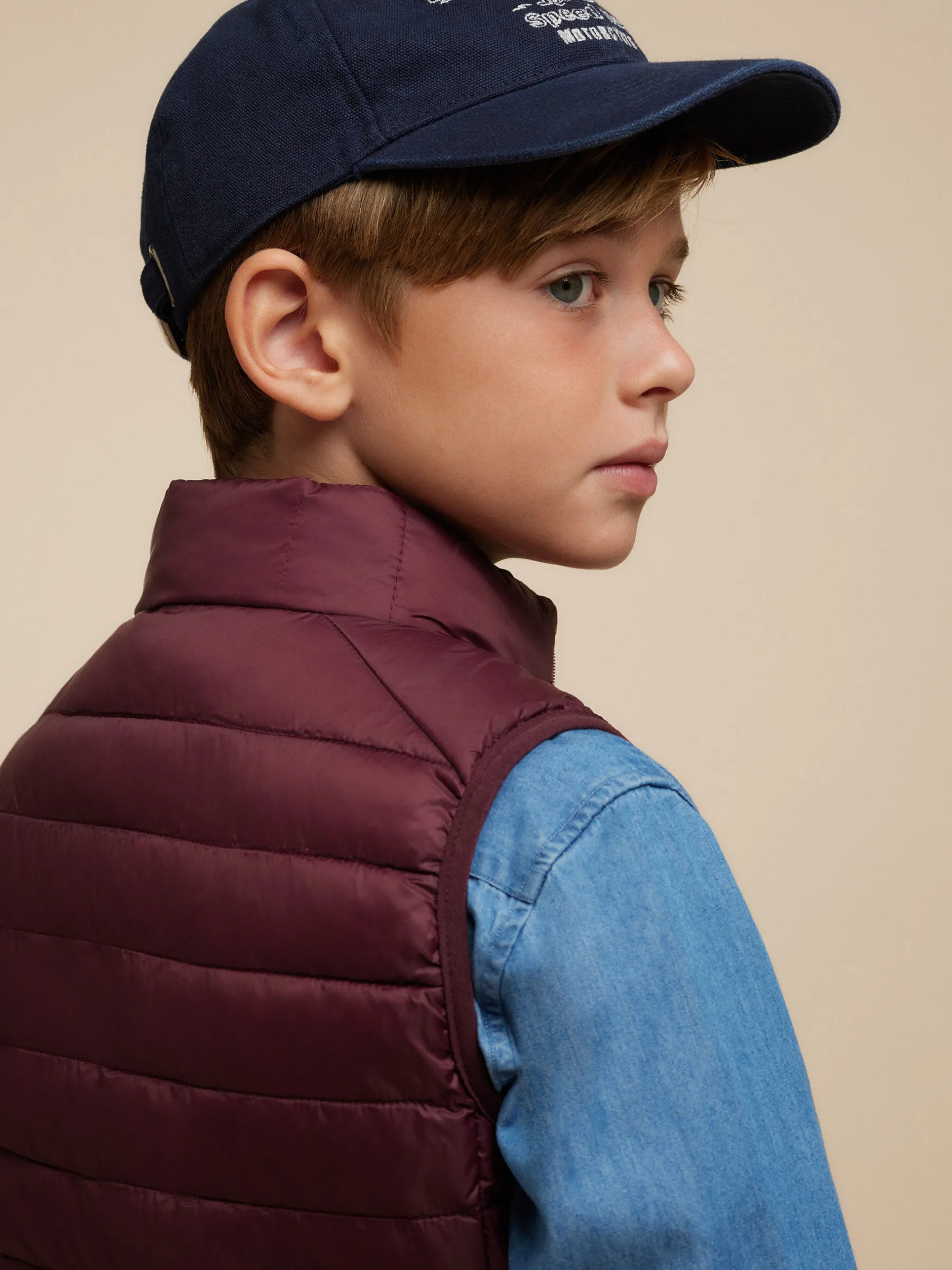 Cazadoras Y Chalecos<Alvaro Moreno CHALECO NIRO KIDS Burdeos