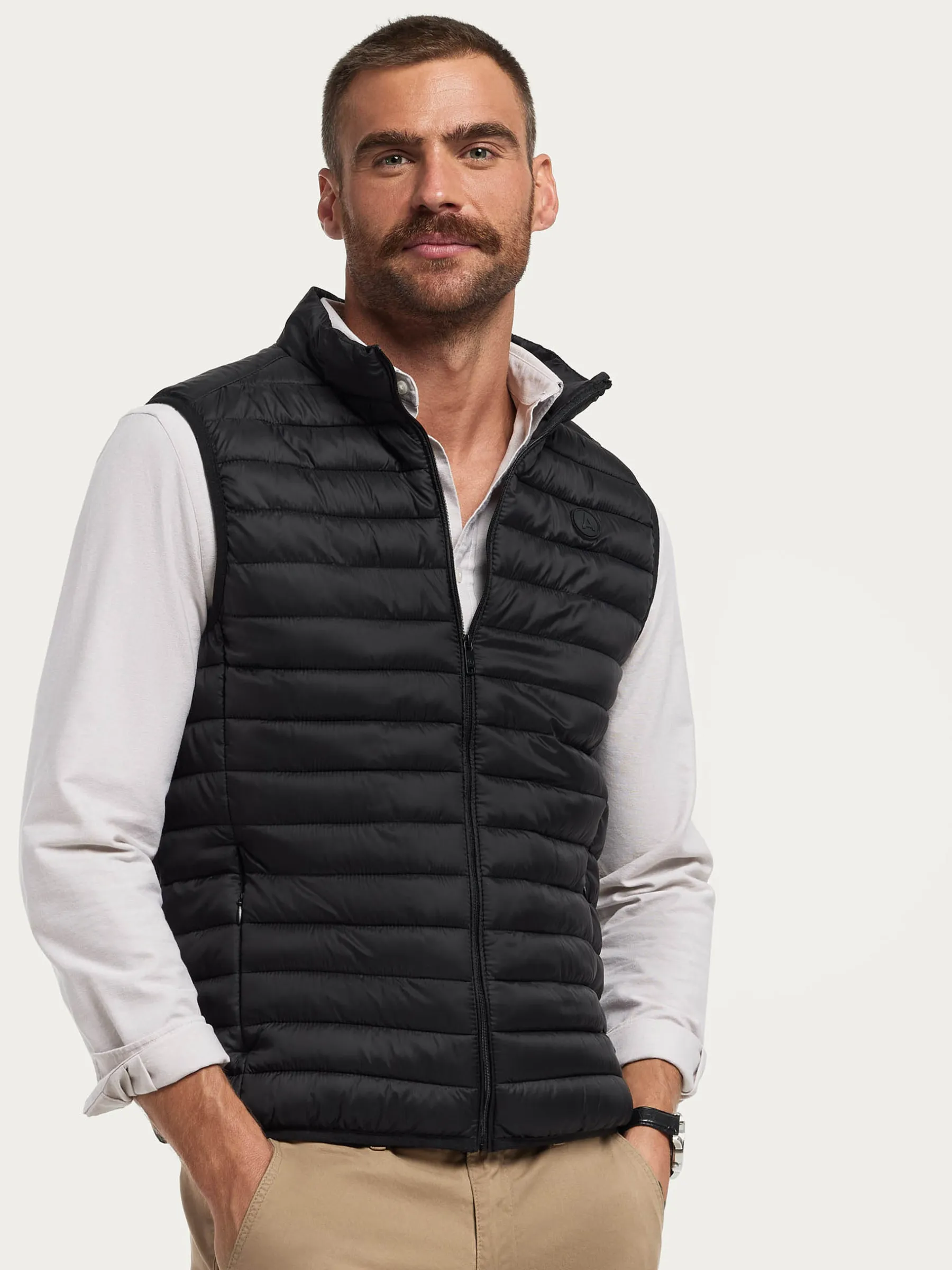 Chalecos<Alvaro Moreno CHALECO NIRO Negro