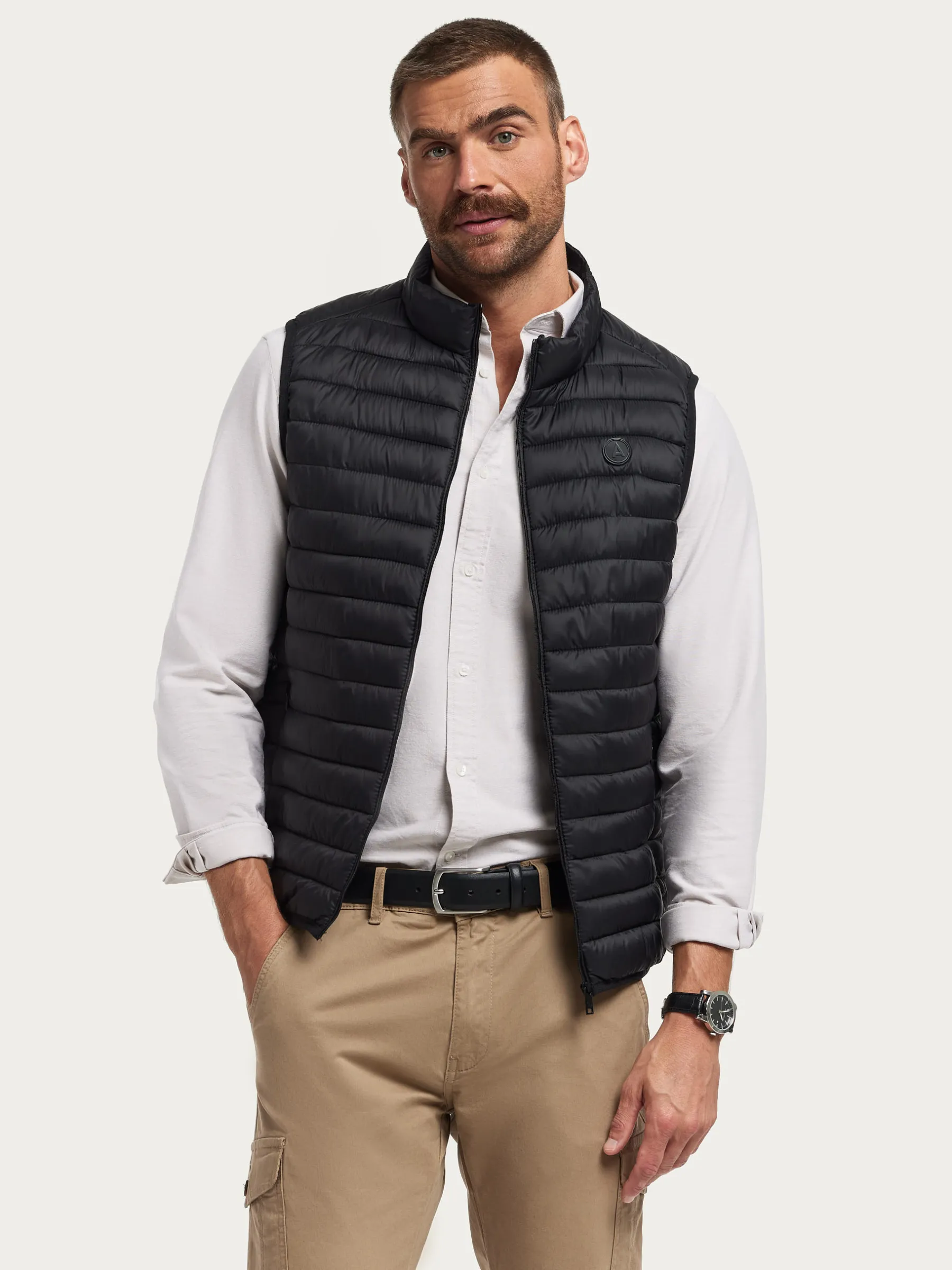 Chalecos<Alvaro Moreno CHALECO NIRO Negro