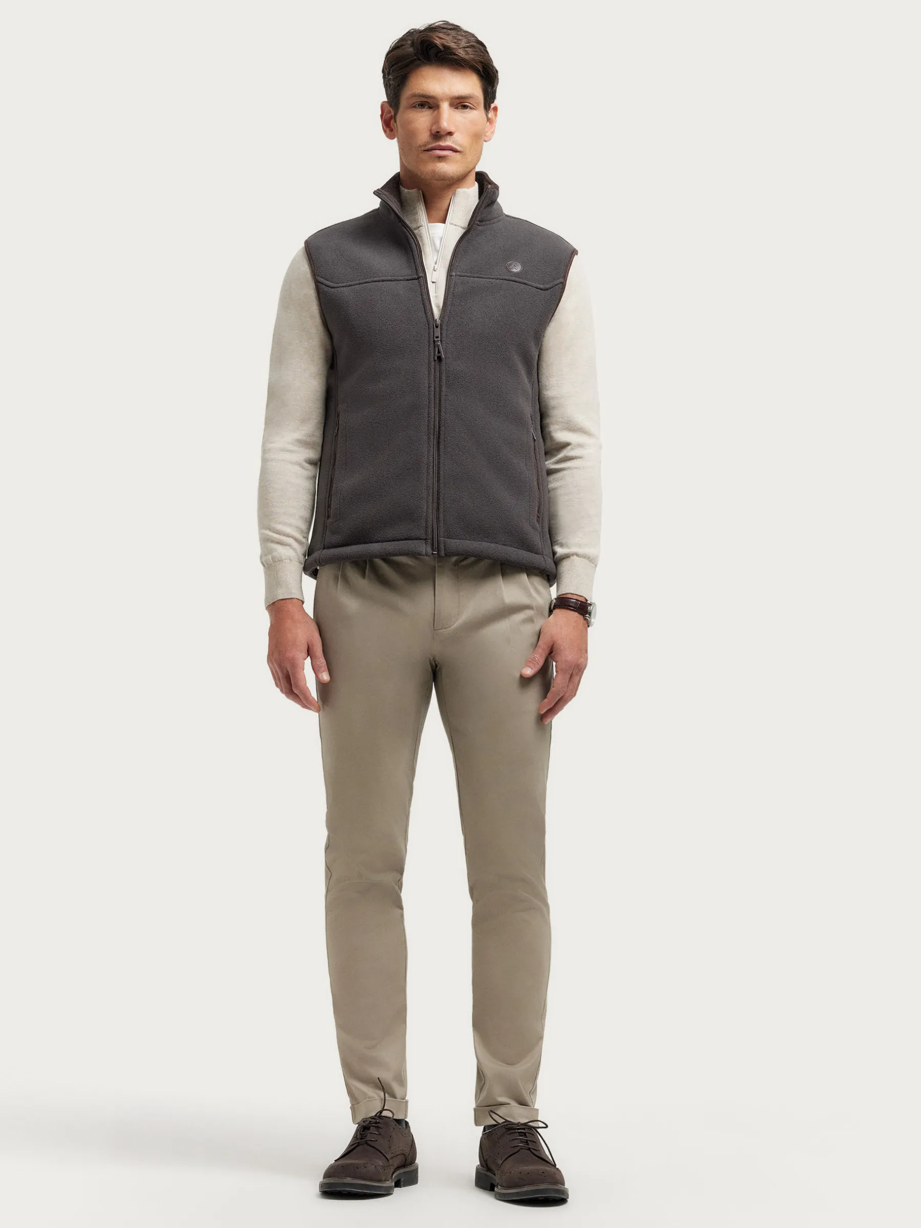 Chalecos<Alvaro Moreno CHALECO SIERRA MARRÓN Marrón