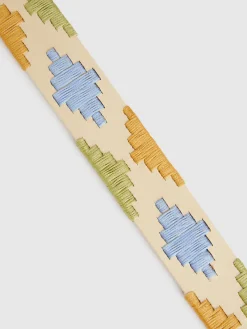 Accesorios<Alvaro Moreno CINTURON PAMPA KIDS Blanco