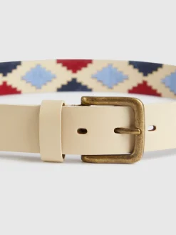 Cinturones<Alvaro Moreno CINTURON PAMPA PIEL Azul Marino