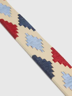 Cinturones<Alvaro Moreno CINTURON PAMPA PIEL Azul Marino