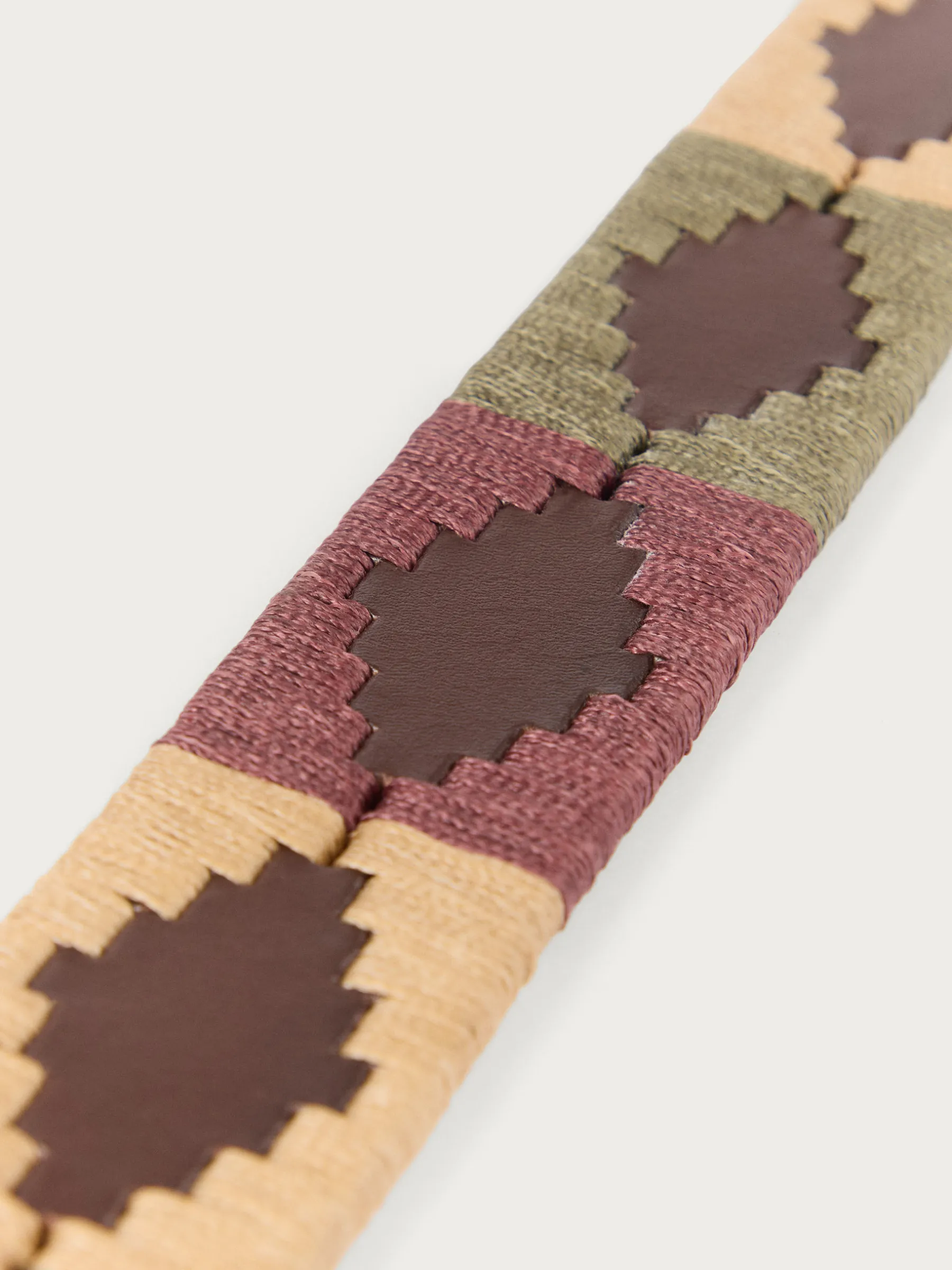 Cinturones<Alvaro Moreno CINTURON PAMPA PIEL Burdeos