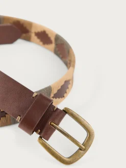 Cinturones<Alvaro Moreno CINTURON PAMPA PIEL Camel