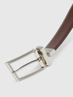 Cinturones<Alvaro Moreno CINTURON REVERSIBLE ROUGH Negro