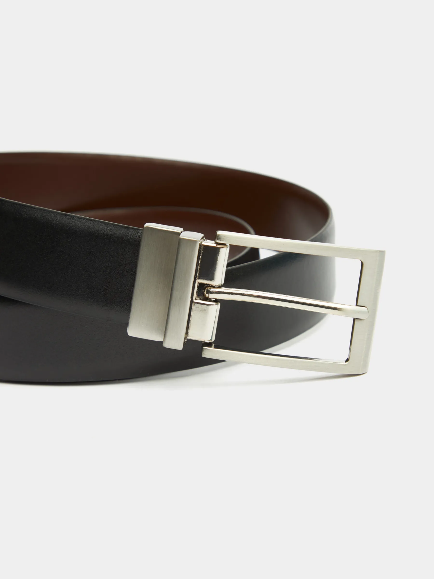 Cinturones<Alvaro Moreno CINTURON REVERSIBLE SKIN Negro