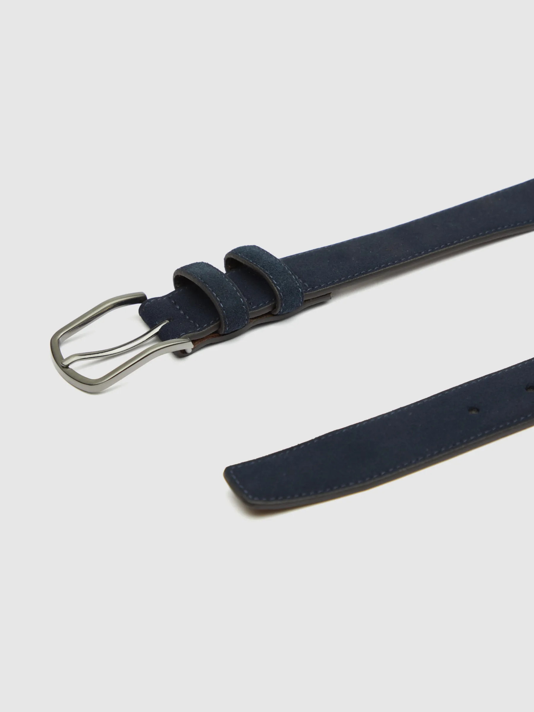 Cinturones<Alvaro Moreno CINTURON SERRAJE Azul Marino