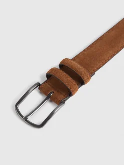 Cinturones<Alvaro Moreno CINTURON SERRAJE Camel