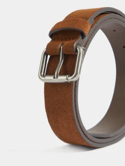 Cinturones<Alvaro Moreno CINTURON SUEDE Camel