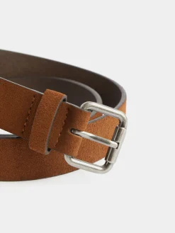 Cinturones<Alvaro Moreno CINTURON SUEDE Camel