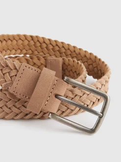 Cinturones<Alvaro Moreno CINTURON TRENZADO SERRAJE Beige