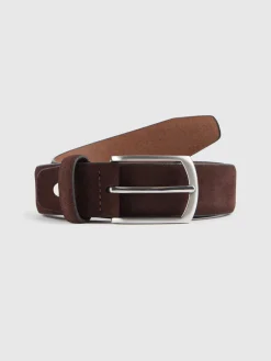 Cinturones<Alvaro Moreno CINTURON VESTIR SERRAJE MARRÓN Marrón