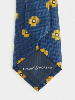 Corbatas|Corbatas<Alvaro Moreno CORBATA JACQUARD MF Azul
