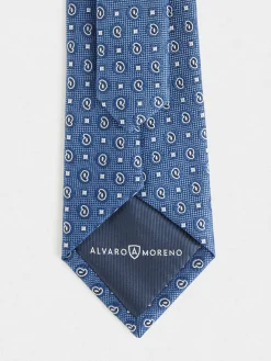 Corbatas|Corbatas<Alvaro Moreno CORBATA JACQUARD MF Azul