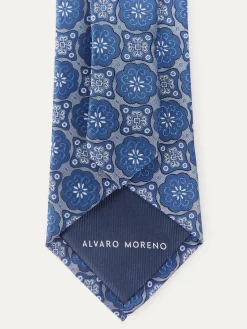 Corbatas|Corbatas<Alvaro Moreno CORBATA JACQUARD MF Azul