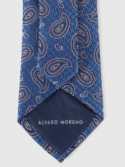 Corbatas|Corbatas<Alvaro Moreno CORBATA JACQUARD MF Azul