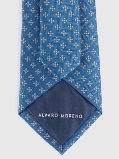 Corbatas|Corbatas<Alvaro Moreno CORBATA JACQUARD MF Azul