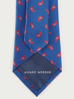 Corbatas|Corbatas<Alvaro Moreno CORBATA JACQUARD MF Azul