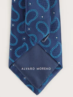 Corbatas|Corbatas<Alvaro Moreno CORBATA JACQUARD MF Azul