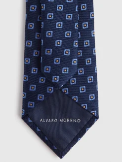 Corbatas|Corbatas<Alvaro Moreno CORBATA JACQUARD MF Azul