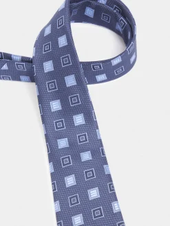 Corbatas|Corbatas<Alvaro Moreno CORBATA JACQUARD MF Azul Marino