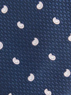 Corbatas|Corbatas<Alvaro Moreno CORBATA JACQUARD MF Azul Marino