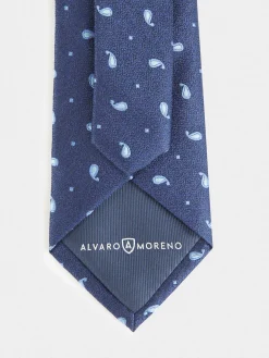 Corbatas|Corbatas<Alvaro Moreno CORBATA JACQUARD MF Azul Marino
