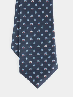 Corbatas|Corbatas<Alvaro Moreno CORBATA JACQUARD MF Azul Marino