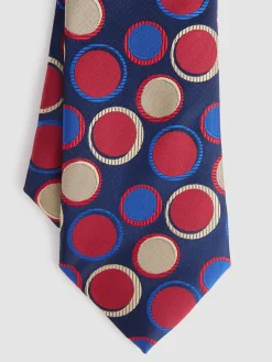 Corbatas|Corbatas<Alvaro Moreno CORBATA JACQUARD MF Azul Marino