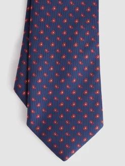 Corbatas|Corbatas<Alvaro Moreno CORBATA JACQUARD MF Azul Marino