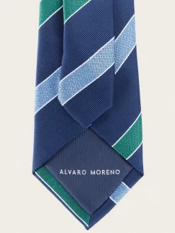 Corbatas|Corbatas<Alvaro Moreno CORBATA JACQUARD MF Azul Marino