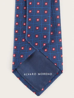 Corbatas|Corbatas<Alvaro Moreno CORBATA JACQUARD MF Azul Marino