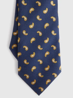 Corbatas|Corbatas<Alvaro Moreno CORBATA JACQUARD MF Azul Marino