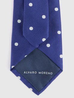 Corbatas|Corbatas<Alvaro Moreno CORBATA JACQUARD MF Azul Marino