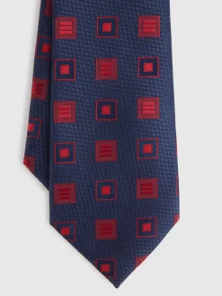 Corbatas|Corbatas<Alvaro Moreno CORBATA JACQUARD MF Azul Marino