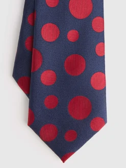 Corbatas|Corbatas<Alvaro Moreno CORBATA JACQUARD MF Azul Marino