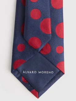 Corbatas|Corbatas<Alvaro Moreno CORBATA JACQUARD MF Azul Marino