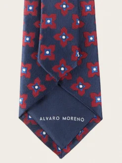 Corbatas|Corbatas<Alvaro Moreno CORBATA JACQUARD MF Azul Marino