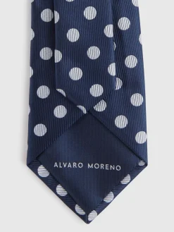 Corbatas|Corbatas<Alvaro Moreno CORBATA JACQUARD MF Azul Marino
