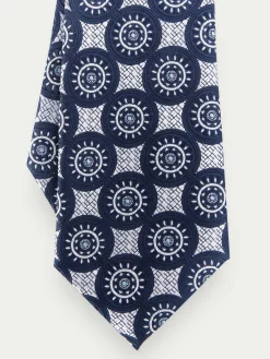 Corbatas|Corbatas<Alvaro Moreno CORBATA JACQUARD MF Azul Marino